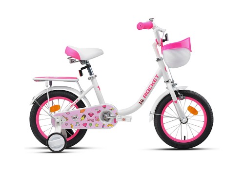 Велосипед 14" Rocket Bella, цвет белый