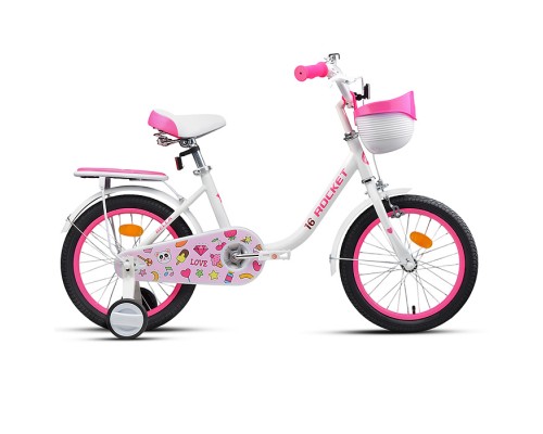 Велосипед 16" Rocket Bella, цвет белый