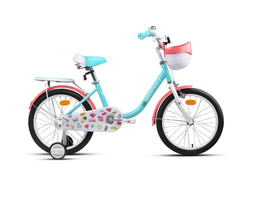Велосипед 18" Rocket Bella, цвет бирюзовый