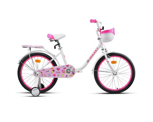 Велосипед 20" Rocket Bella, цвет белый