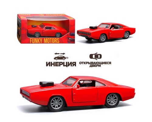 Касная инерционная машинка вид С die-cast , 1:32