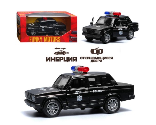ДПС инерционная машинка вид С die-cast , 1:32