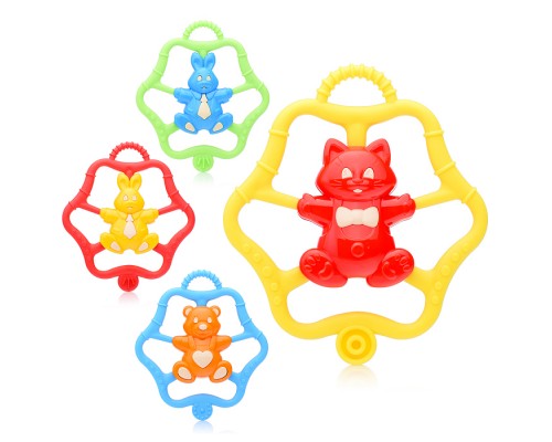 Погремушка-прорезыватель "Солнечные зверята"