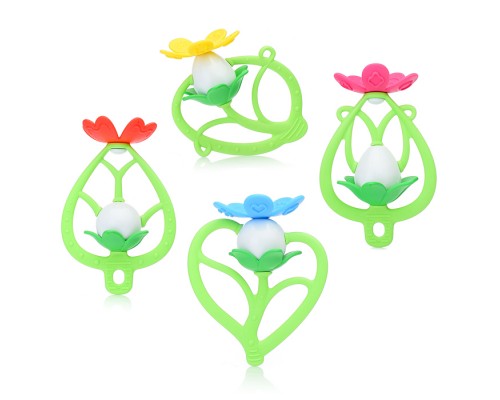 Погремушка-прорезыватель "Цветочки"
