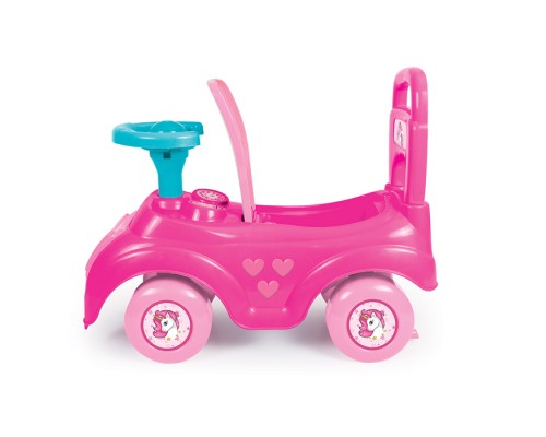 Машина-каталка My 1st Unicorn, с клаксоном, розовая