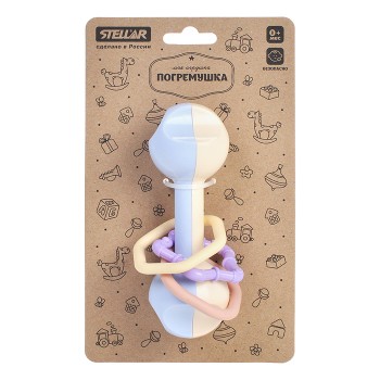 Погремушка "Гантелька&raquo;. Коллекция "Зефир"
