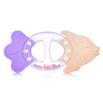 Погремушка-прорезыватель "Рыбка" коллекция "Карамель"