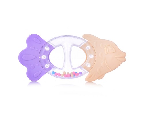 Погремушка-прорезыватель "Рыбка" коллекция "Карамель"