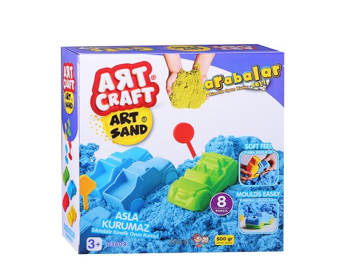 Набор кинетический песок Автогонки, 500г