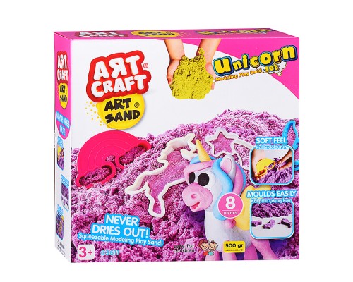 Набор кинетический песок Единороги, 500г
