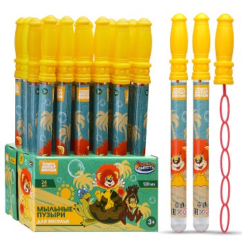 Мыльные пузыри "Союзмультфильм" 120мл, в колбе