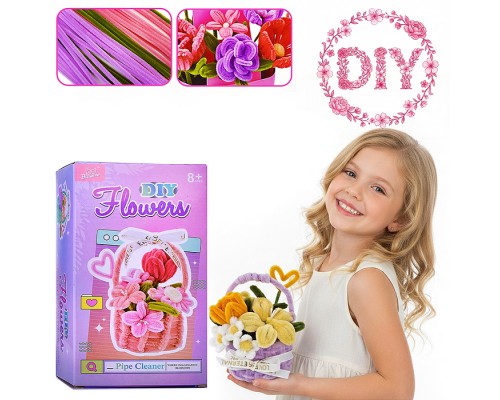 Набор творческая мастерская "Цветы в корзинке-3" в коробке