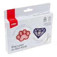 Фигурки из бисера. Брелоки "Алмаз, лапка"