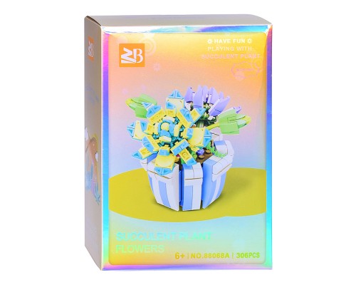 Конструктор "Растение в горшочке "Лунная фея" 306 дет., в коробке