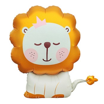 Шар (30''/76 см) Фигура, Львенок, Сатин, 1 шт. в уп.