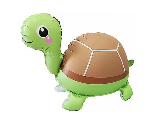 Шар (28''/71 см) Фигура 3D, Черепашка, 1 шт. в уп.