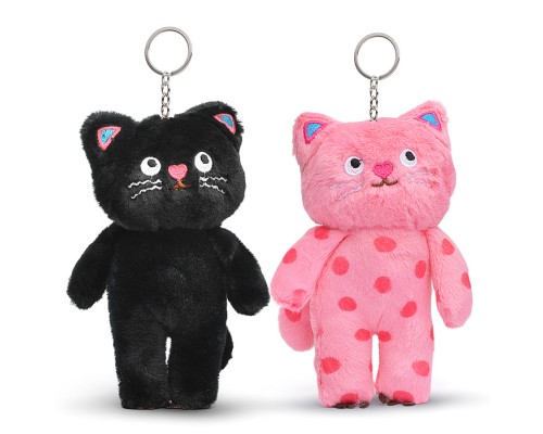 Мягкая игрушка-брелок "Котик" 15см