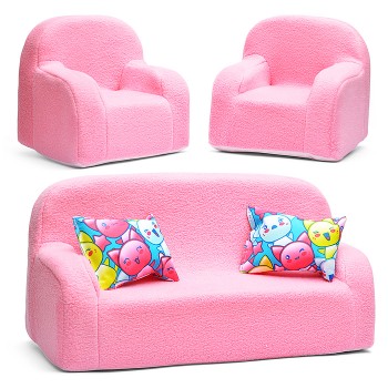 Мягкая мебель для куклы: Диван+2кресла