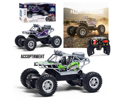 Машина "Супер Багги" р/у, 27 MHz (свет, звук, USB) в коробке