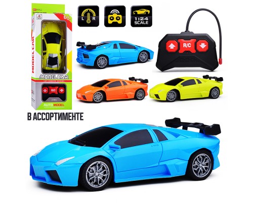 Машина "Быстрые колеса" 1:24 р/у 27 MHz, в коробке