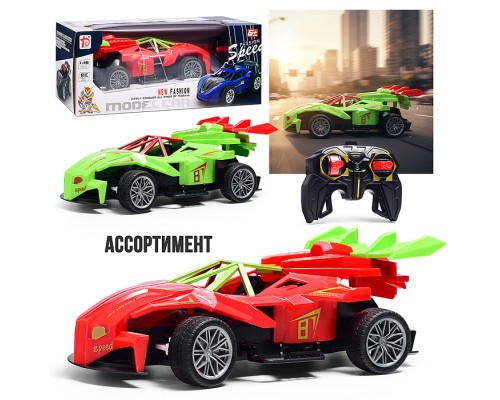 Машина "Супер гонщик" р/у, 27 MHz (свет, звук, USB) в коробке