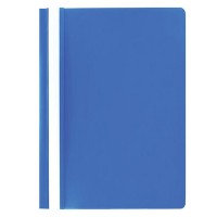 Скоросшиватель пластиковый, А4, 100/120 мкм, синий