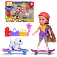 Кукла с аксессуарами "Марго на прогулке" в коробке