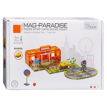 Конструктор "Мастер‑сцепка" (магнитный, 30 дет.) в коробке