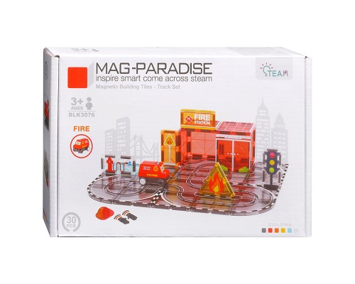 Конструктор "Сцепи‑ка" (магнитный, 30 дет.) в коробке