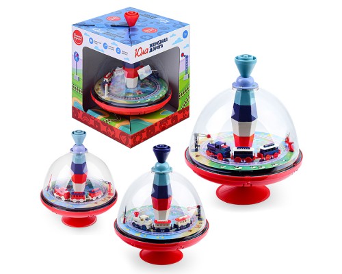 Юла "Путешествие паровозика" в коробке