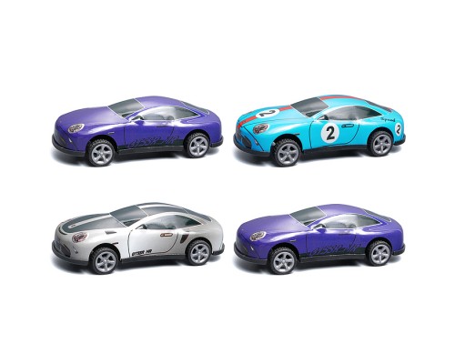 Набор машин "Спорт авто" (4 шт, инерц) в пакете