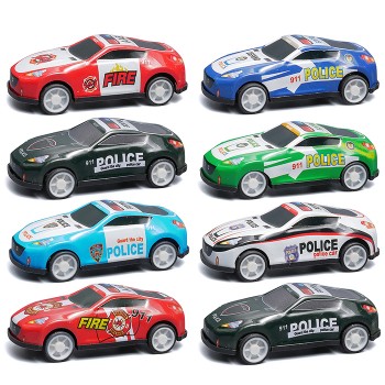 Набор машин "Быстрое движение" (8 шт, инерц) в пакете