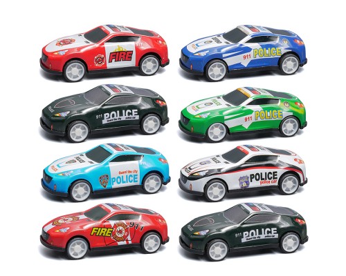 Набор машин "Быстрое движение" (8 шт, инерц) в пакете