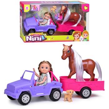 Кукла с аксессуарами "Мария с лошадкой" в коробке