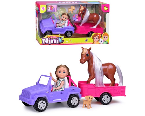 Кукла с аксессуарами "Мария с лошадкой" в коробке