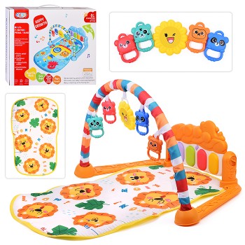 Коврик развивающий "Львенок" с ростомером, в коробке