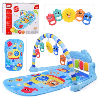 Коврик развивающий "В подводной лодке" с ростомером, в коробке