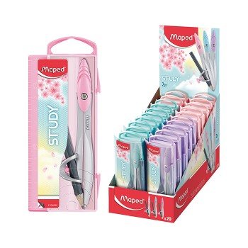 Циркуль из цинкового сплава "Study pastelcollector" с эргономичной головкой