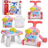 Игровой центр-Каталка "Слоник и коала" цвет розовый, 3 в 1 в коробке