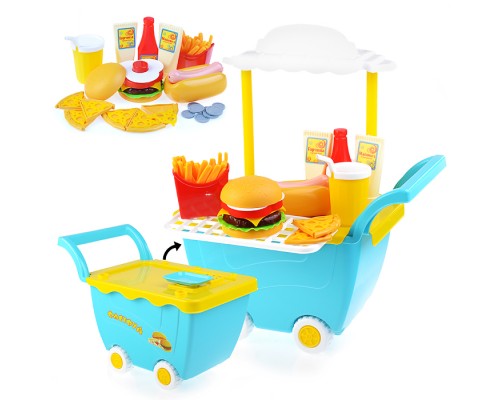 Тележка с фастфудом