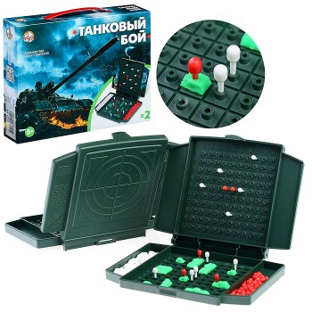 Настольная игра "Танковый бой" мини