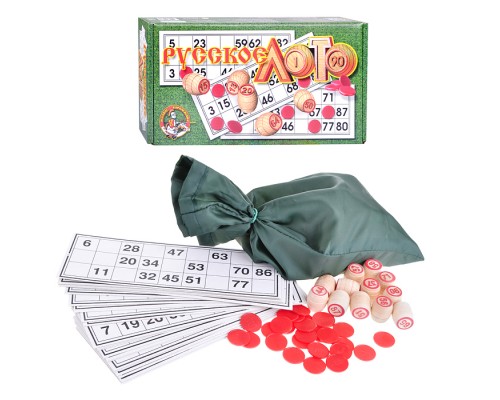 Лото деревянное (Нов. Уп.)