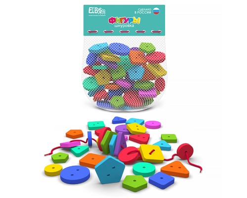 Шнуровка-россыпь "Геометрические фигуры"