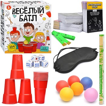 Игра настольная "Весёлый баттл" 12+