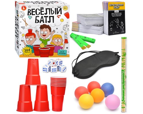 Игра настольная "Весёлый баттл" 12+