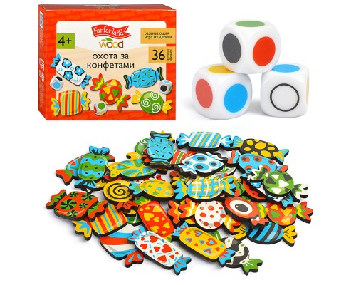 Игра развивающая деревянная "Охота за конфетами" Far far land Wood
