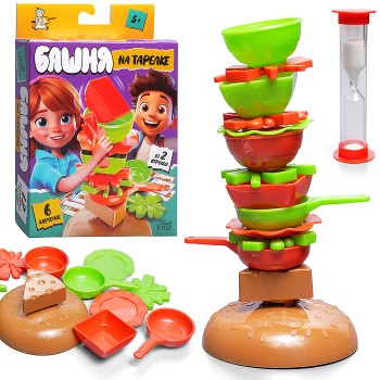 Игра настольная "Башня на тарелке" серия Active time