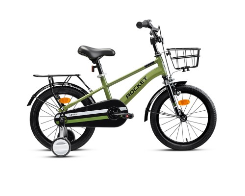 Велосипед 16" Rocket Level, цвет хаки