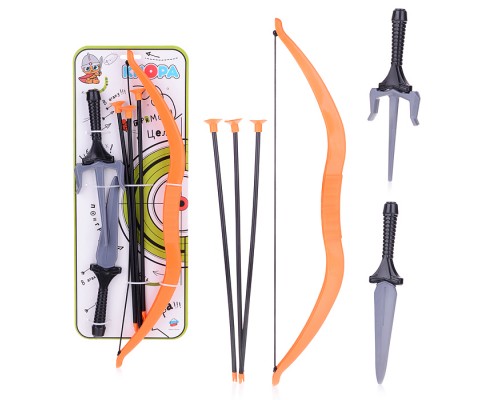 Набор оружия "Ниндзя" кинжал, саи, лук, 3 стрелы