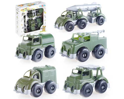 Набор машинок "Вжух на войнушке" 10 см